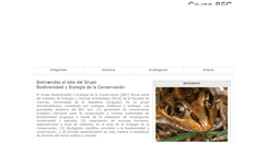 Desktop Screenshot of biodiversidad.fcien.edu.uy