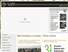 Tablet Screenshot of cauba.fcien.edu.uy